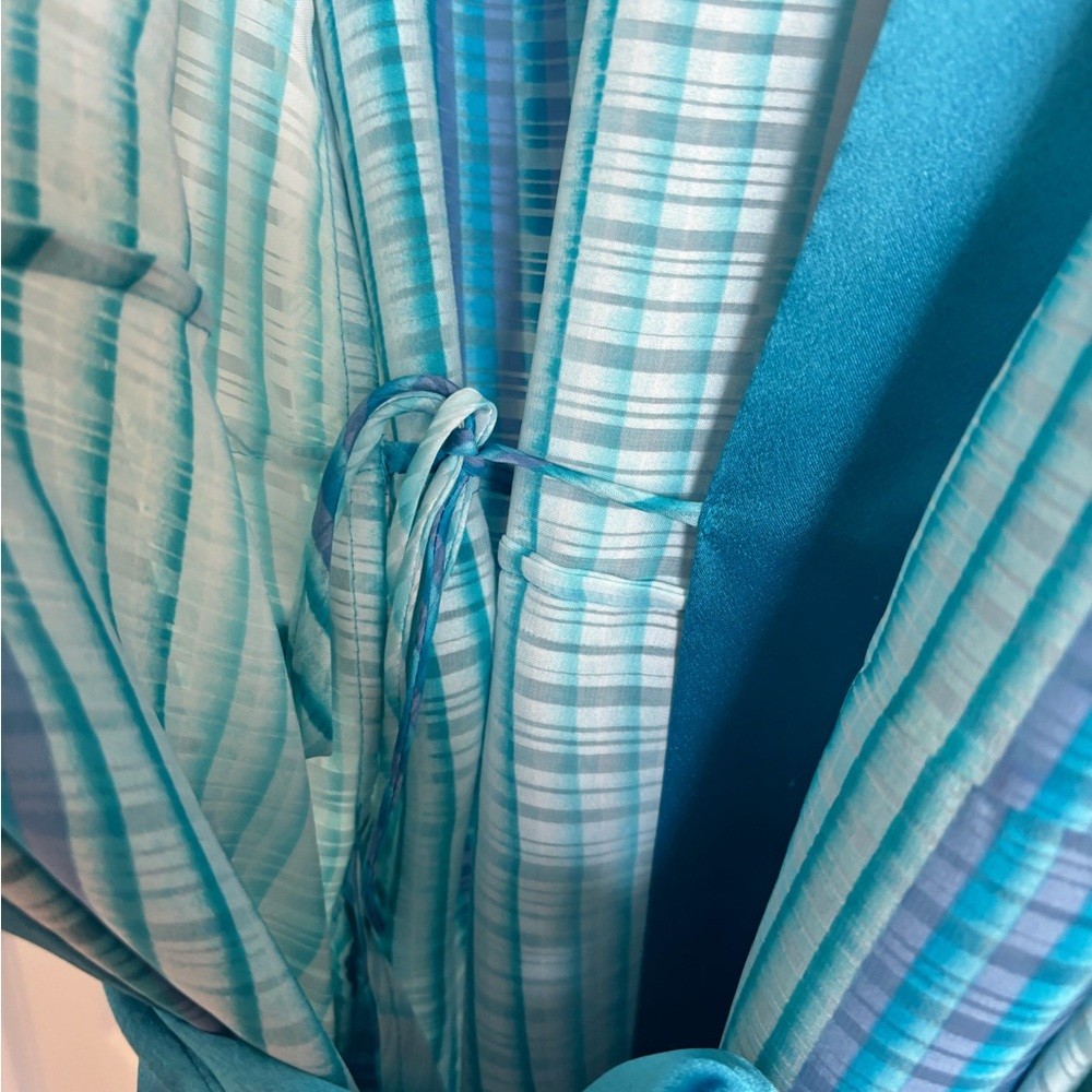 Vintage Valentino Intimo Sheer Robe Kimono Small - Picture 4 of 10